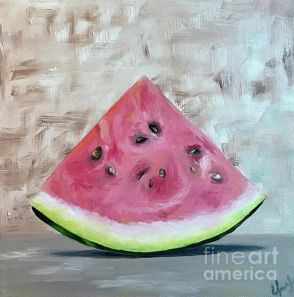 Svetlana Shavrina - PRINT Watermelon painting on canvas