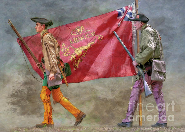 American Revolution War Flag Digital Art by Randy Steele - Pixels