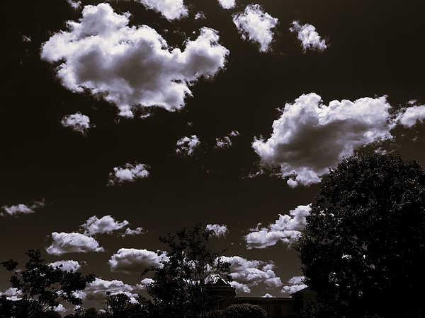 Thomas Brewster - Puffy clouds in black-and-white