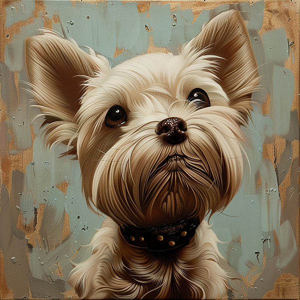 Jose Alberto - Puppy Westy Dog Art Print 2
