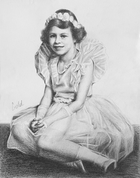 Tanya Goldstein - Queen Elizabeth as a child