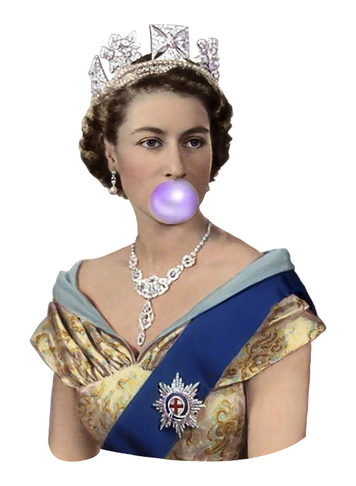 Queen Elizabeth Crown Stickers