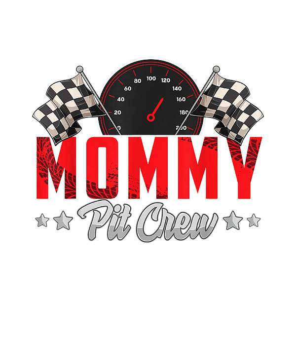 Race Car Birthday Party Racing Family Mommy Pit Crew Greeting Card by ...