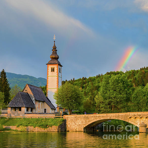 Henk Meijer Photography - Rainbow at Lake Bohinj, Slovenia