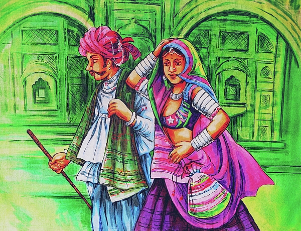 Rajasthan Couple PNG Transparent Images Free Download | Vector Files |  Pngtree