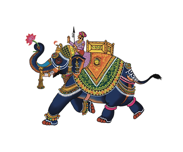 rajasthani royal elephant ankhi sarkar transparent