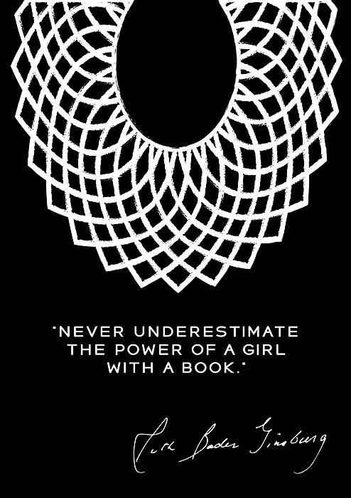 Never Underestimate The Power Of A Girl With A Book