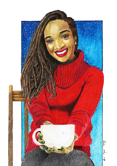 Red Sweater Fleece Blanket by Erika Richards Fine Art America