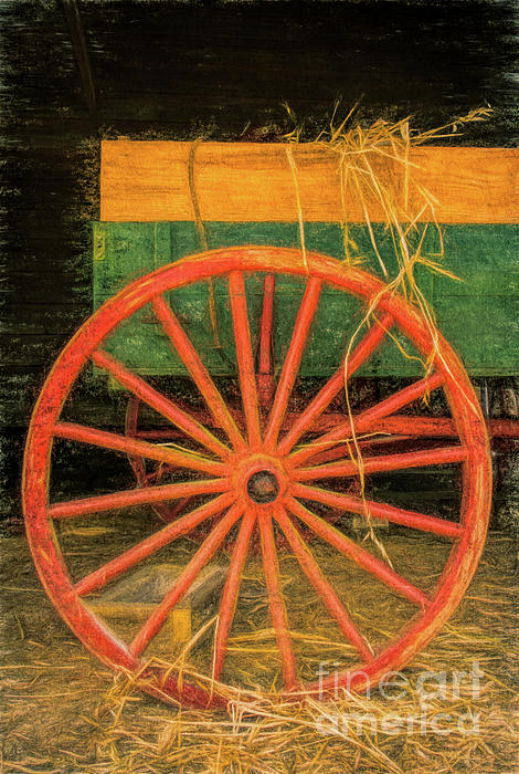 Michelle Tinger - Red Wagon Wheel