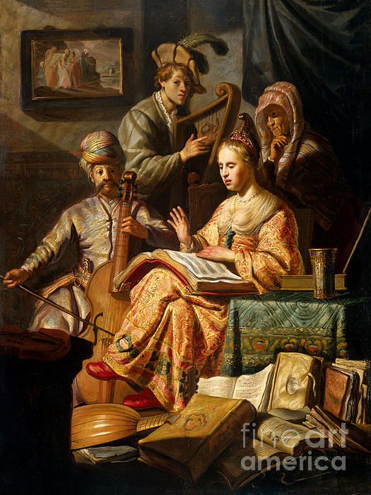 Alexandra Arts - Rembrandt van Rijn - The Music Party