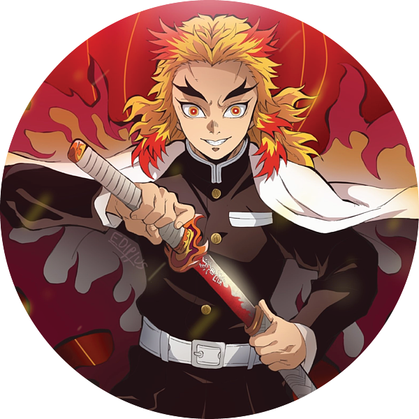 rengoku demon slayer 4 sticker for sale by slv design