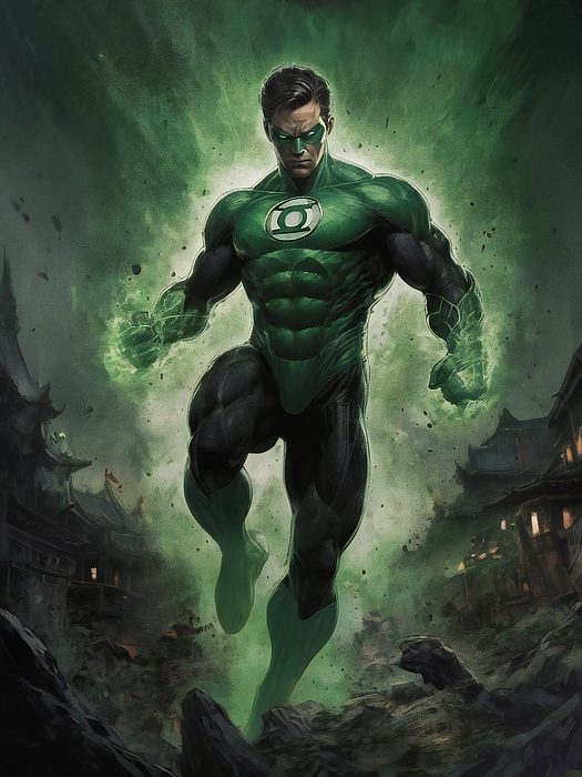 Samuel HUYNH - Resilient Light - The Green Lantern