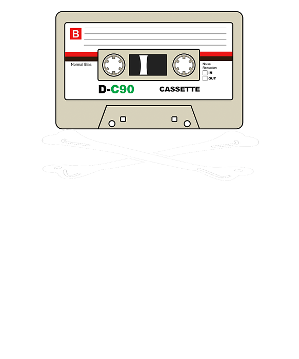 Retro Cassette Tape Design Old School Mix Digital Art by Funny4You - Pixels