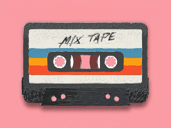 Cassette Tape Phone Case, Vintage Tape iPhone Case, Retro Mix Tape