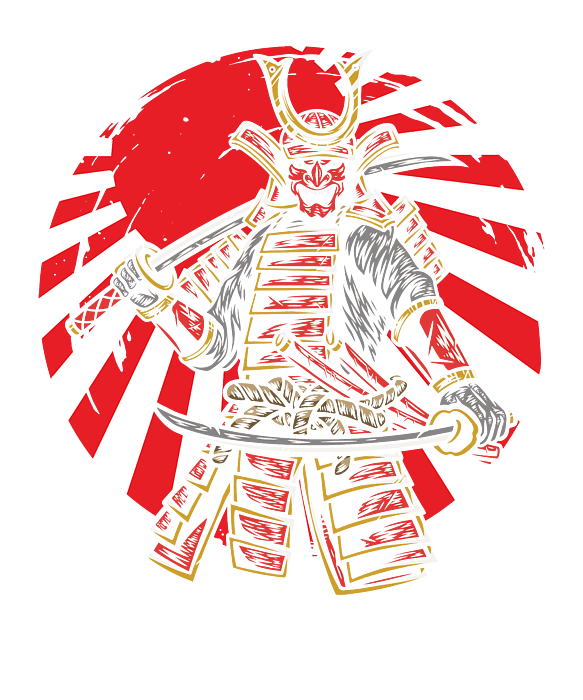 EmbyDesignsStore Ancient Japanese Historical Design T-Shirt, Ancient Samurai Warrior Gift Tshirt, Martial Arts Gift T Shirt Design, Japan Retro Ninja Design