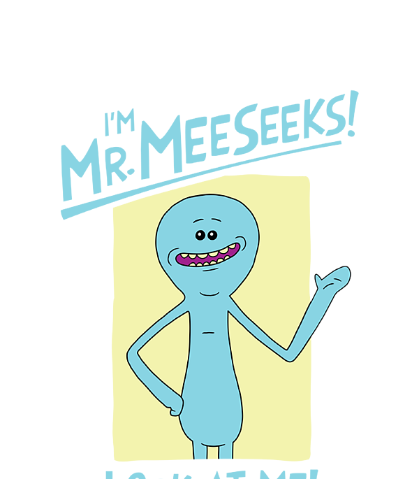 Rick Morty Im Mr Meeseeks Look At Me Jigsaw Puzzle by Zayda LuciS - Pixels