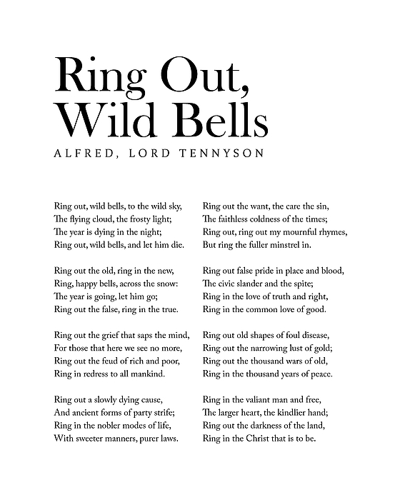 Ring Out, Wild Bells' words - Classical Music