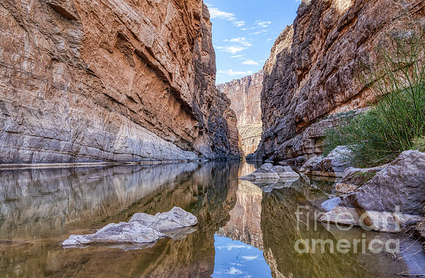 Rio Grande at Big Bend Bath Towel by Gestalt Imagery - Fine Art