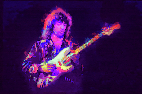 Portachiavi Chitarra Modello Exclusive : Deep Purple - Ritchie Blackmore