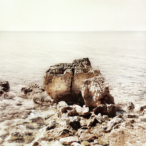 Antonia Surich - Rocks And Water. Seascape In Neutral Colors