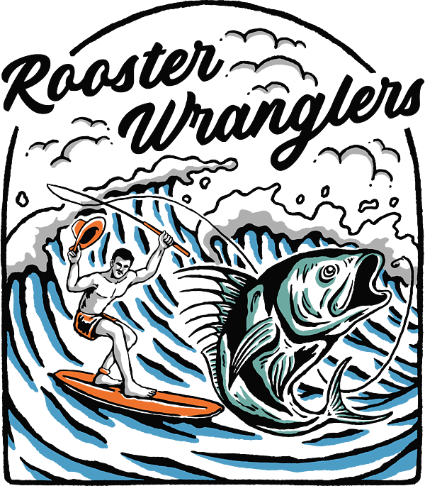 Rooster Wrangler T-Shirt by Kevin Putman - Kevin Putman - Artist Website