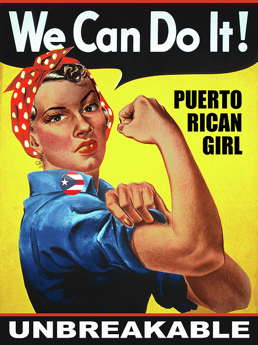 Rosie The Riveter Vintage Ethnic Puerto Rico Puerto Rican Unbreakable  Coffee Mug by Tony Rubino - Pixels