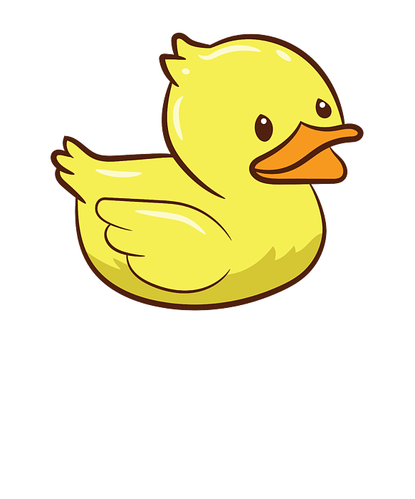 Rubber Duck Girl Gift Just A Girl Who Loves Ducks Greeting Card by EQ  Designs