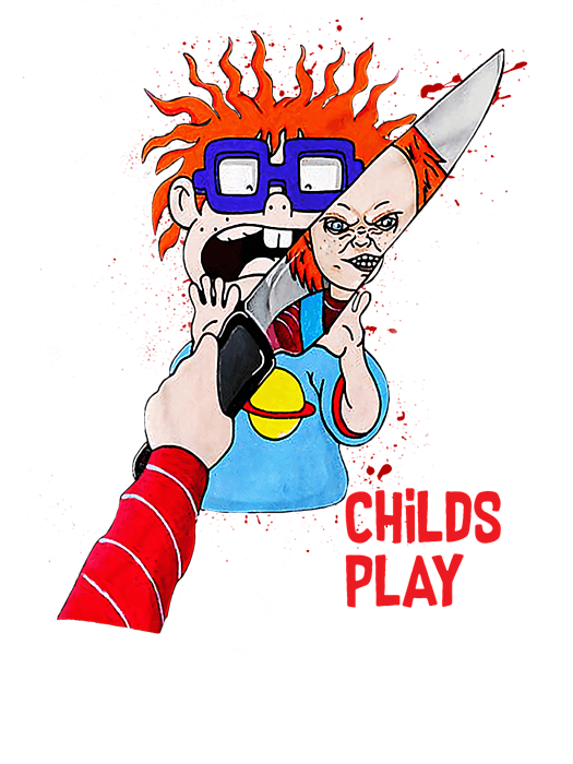 CHUCKY painting (child’s 2024 play x rugrats)