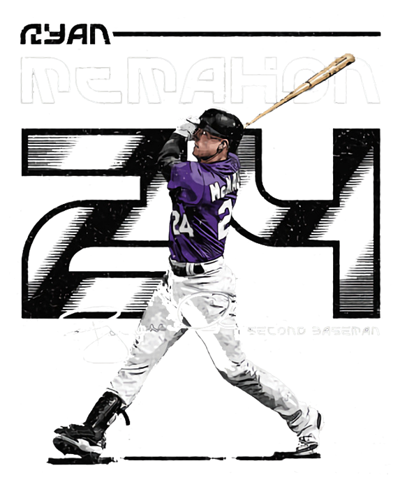 Ryan McMahon #24 Jersey Number Sticker for Sale by StickBall