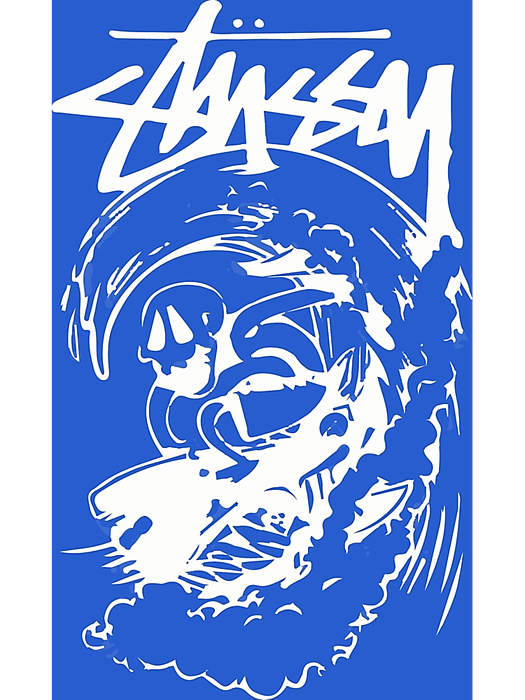 Stussy Surf Poster, Stussy Vintage Poster