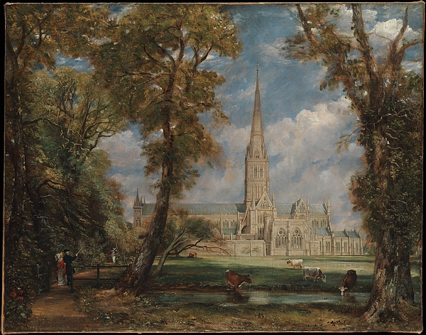 John Constable - Linda Howes - Salisbury Cathedral From the Bishop