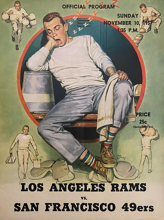 San Francisco 49ers Vintage Program by Joe Hamilton