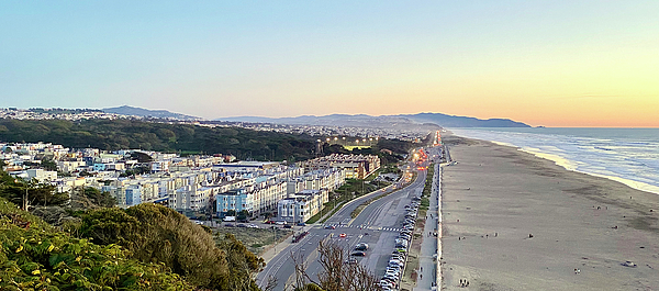 Masha Batkova - San Francisco Ocean Beach Panorama