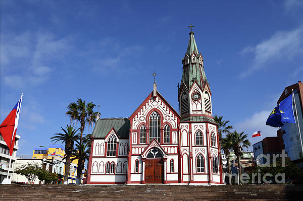 James Brunker - San Marcos cathedral and Plaza Colon Arica Chile