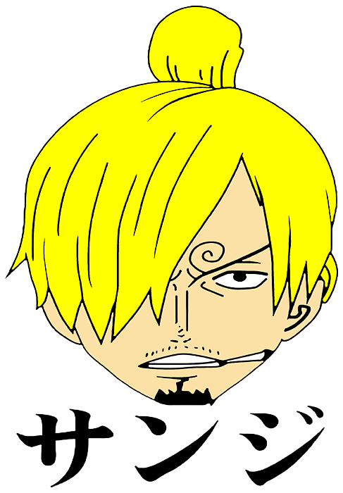 Sanji One Piece Head Png Image - One Piece Head Png,Sanji Png