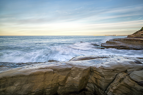 Joseph S Giacalone - Santa Cruz Beach Rocks - San Diego California
