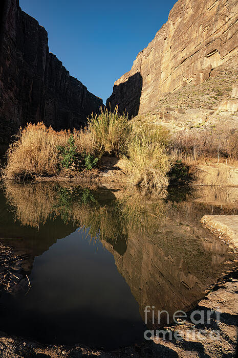 Bob Phillips - Santa Elena Canyon and Rio Grande River at Sunrise