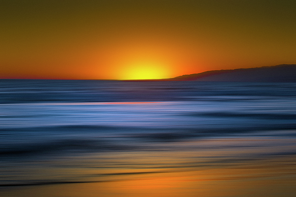 Mark Andrew Thomas - Santa Monica Beach Sunset Abstract