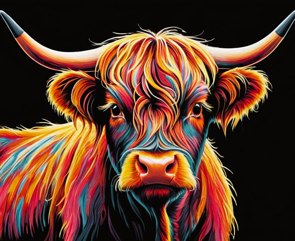 Marc Donachie - Scottish highland cow
