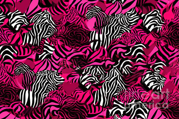 Sticker Tiger Cheetah Print Background 