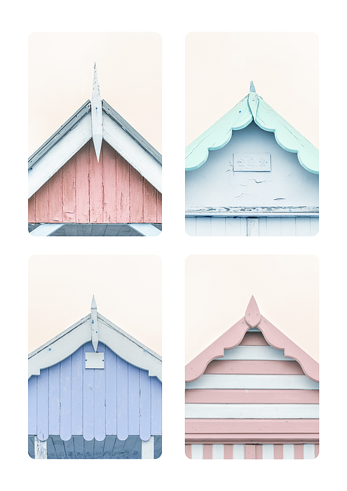 Alan Copson - Seaside Beach Huts Montage