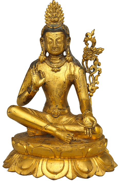 Seated Avalokiteshvara, The Buddha Of Infinite Compassion Greeting Card ...