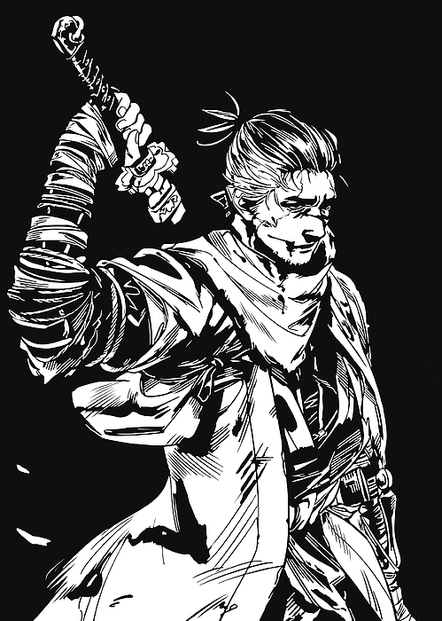 Sekiro Game Anime Gaming Poster Salvatrucha mark Greeting Card by ...