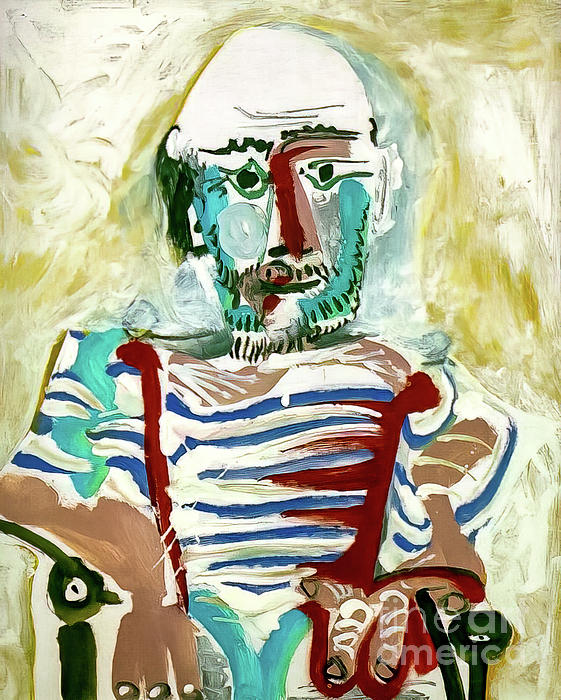 Self Portrait by Pablo Picasso 1965 Tapestry by Pablo Picasso - Fine Art  America