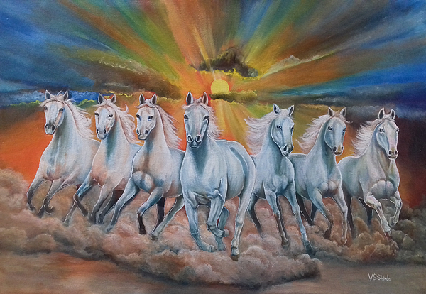 Know How to Place a 7 Horses Painting in Your Home as per Vastu