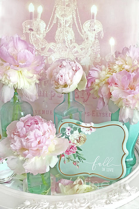 Pastel Pink Peony Flowers - Pink Peony Decor - Peonies - Shabby Chic Pink  Peony Flowers Jigsaw Puzzle by Kathy Fornal - Pixels Puzzles
