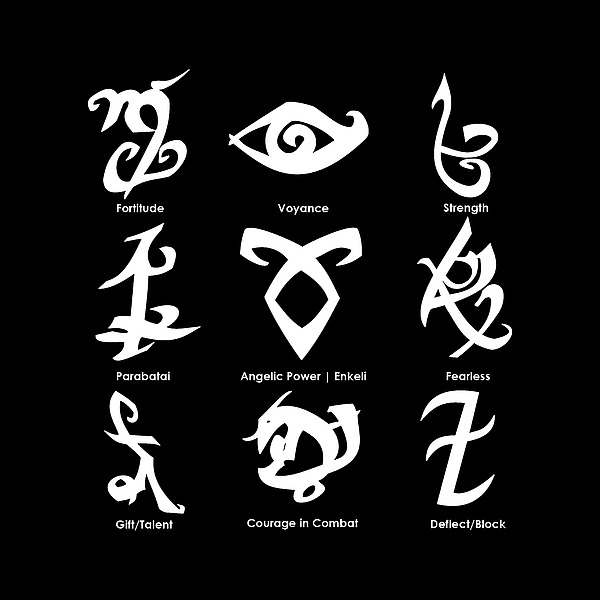 FREE SHIPPING Rune Tattoos, Clary, Alec, Jace and Isabelle Cosplay - Etsy  Israel
