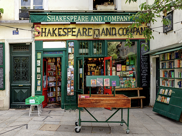 Shakespeare and Company Paris 03 Weekender Tote Bag by Weston Westmoreland  - Pixels