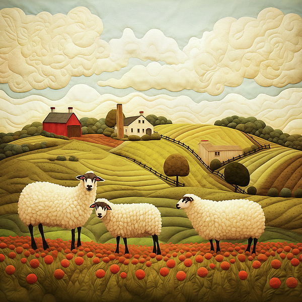Peggy Collins - Sheep on the Farm