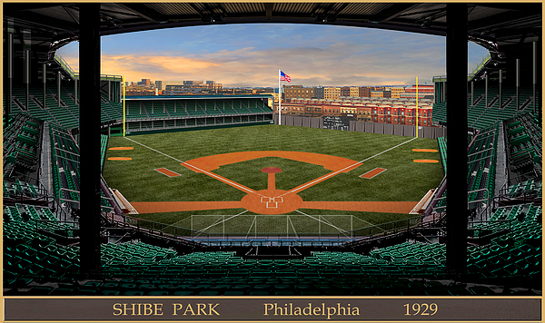 Shibe Park 1929 Greeting Card